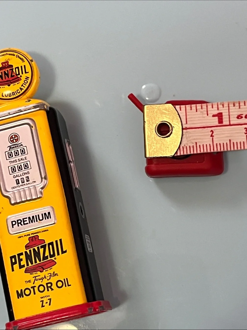 Yellow Toy Gas Pump with Red Gas Can - Kids Vehicles